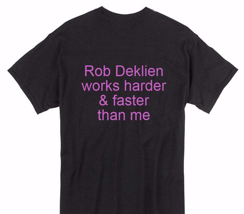 Custom Gildan 100% Cotton Black T-Shirt