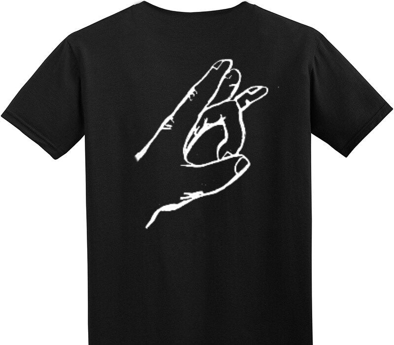 Custom Adult Soft Style 100% Cotton Black T-Shirt