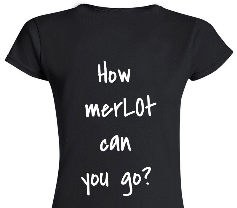 Custom Womens Soft Style 100% Cotton Black T-Shirt