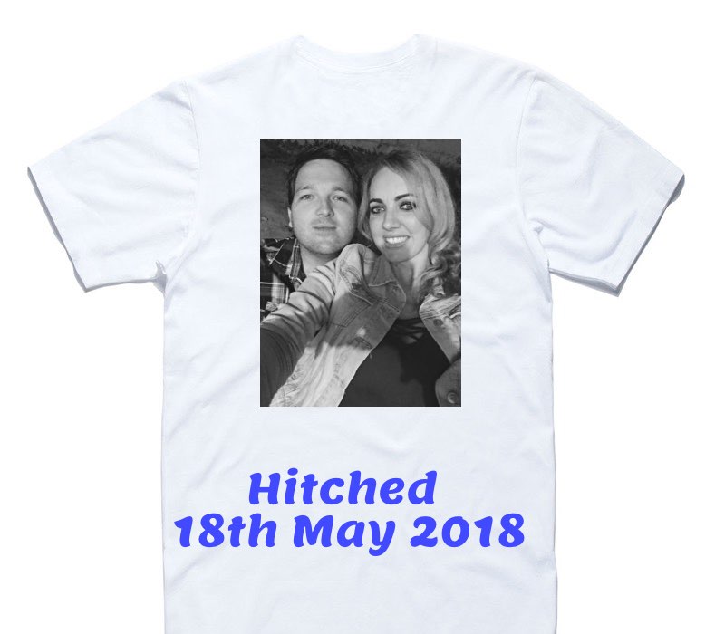 Custom AS Colour 100% Cotton White T-Shirt