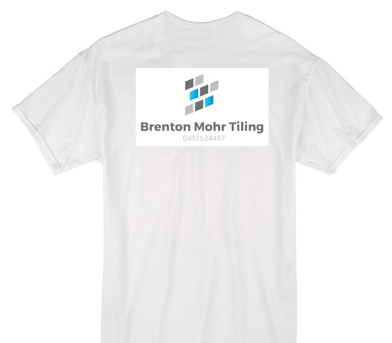 Custom Gildan 100% Cotton White T-Shirt