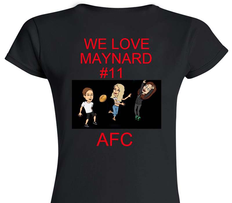 Custom Womens Soft Style 100% Cotton Black T-Shirt