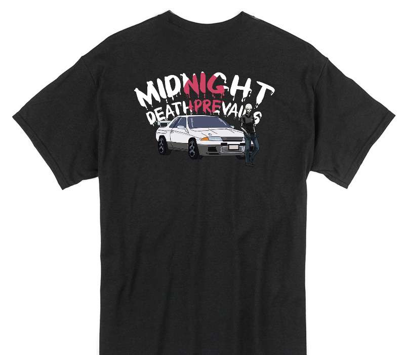 Custom Gildan 100% Cotton Black T-Shirt