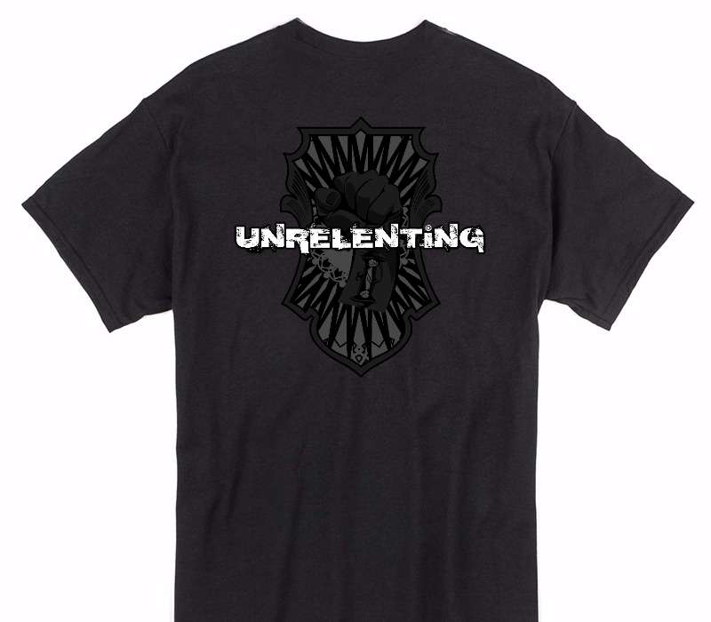 Custom Gildan 100% Cotton Black T-Shirt