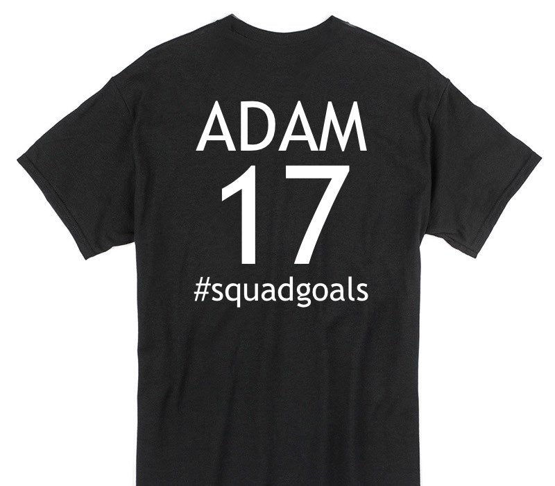 Custom Gildan 100% Cotton Black T-Shirt