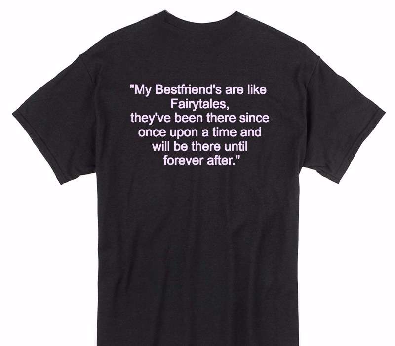 Custom Gildan 100% Cotton Black T-Shirt