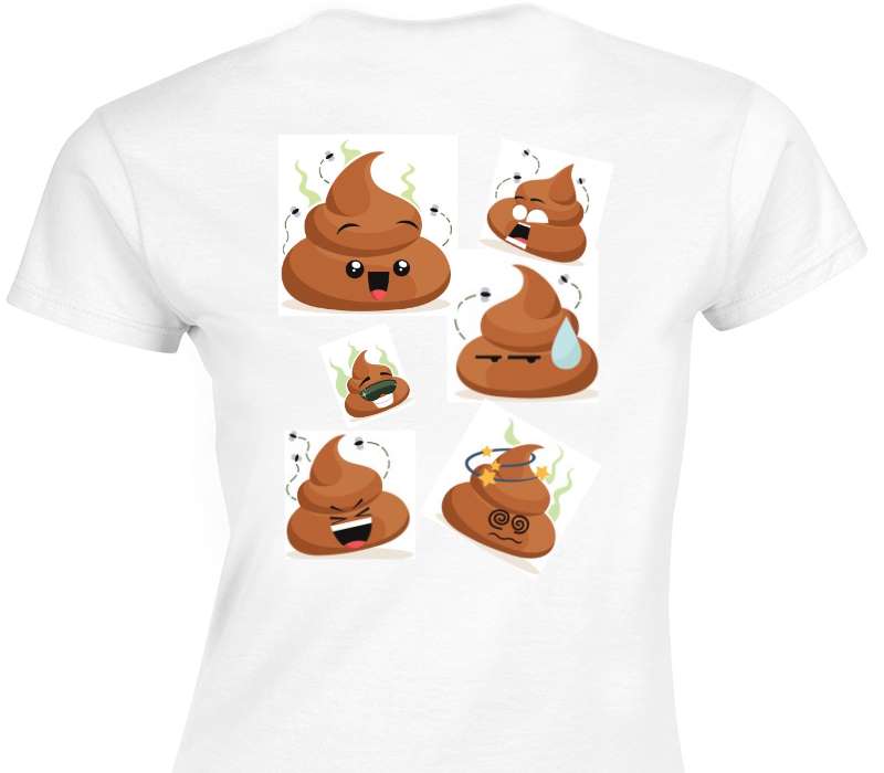 Custom Womens Soft Style 100% Cotton White T-Shirt
