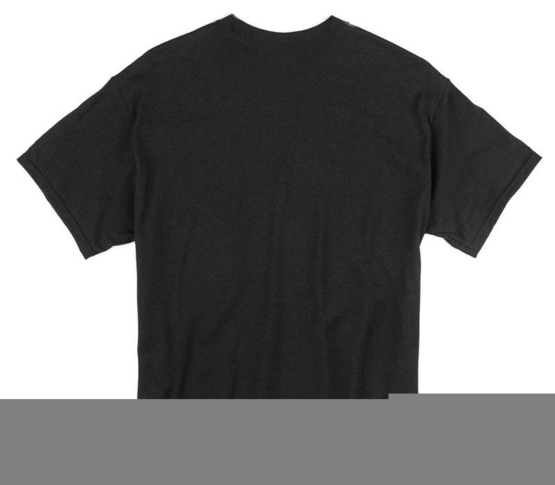 Custom Gildan 100% Cotton Black T-Shirt