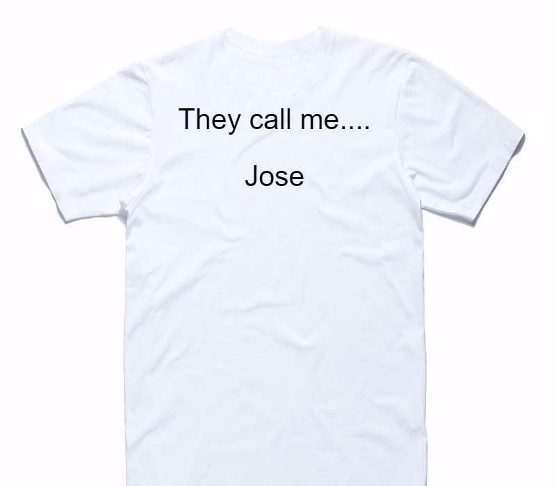 Custom AS Colour 100% Cotton White T-Shirt