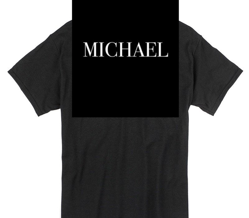 Custom Gildan 100% Cotton Black T-Shirt