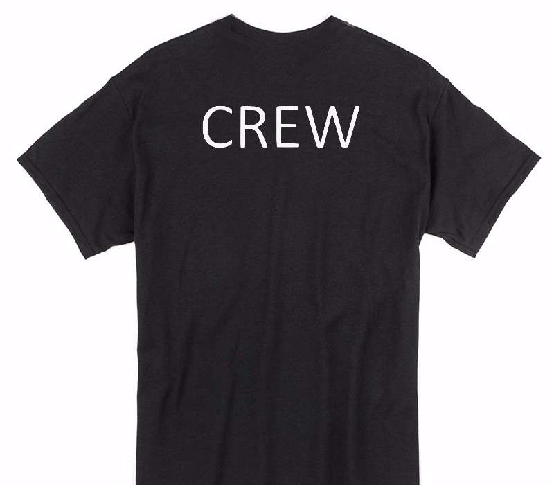 Custom Gildan 100% Cotton Black T-Shirt