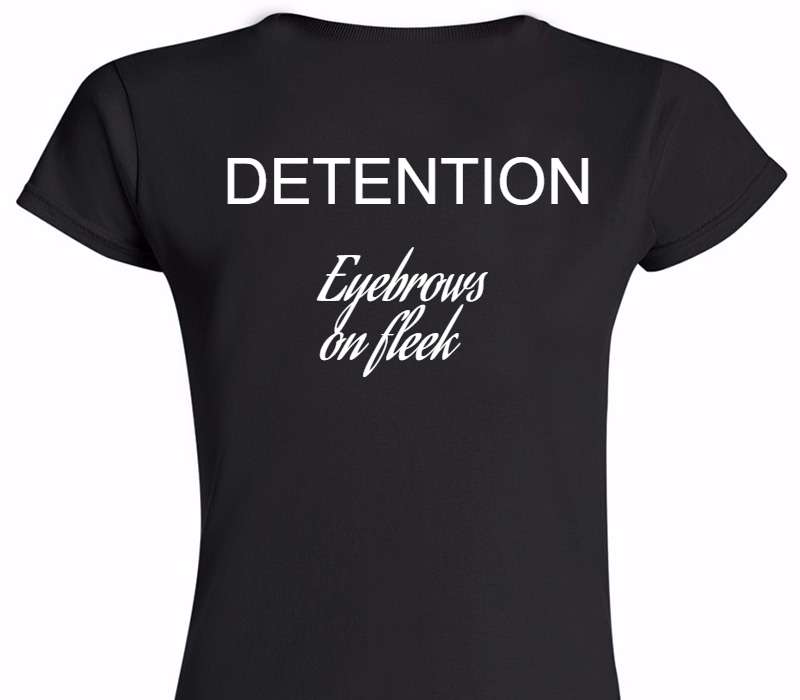 Custom Womens Soft Style 100% Cotton Black T-Shirt