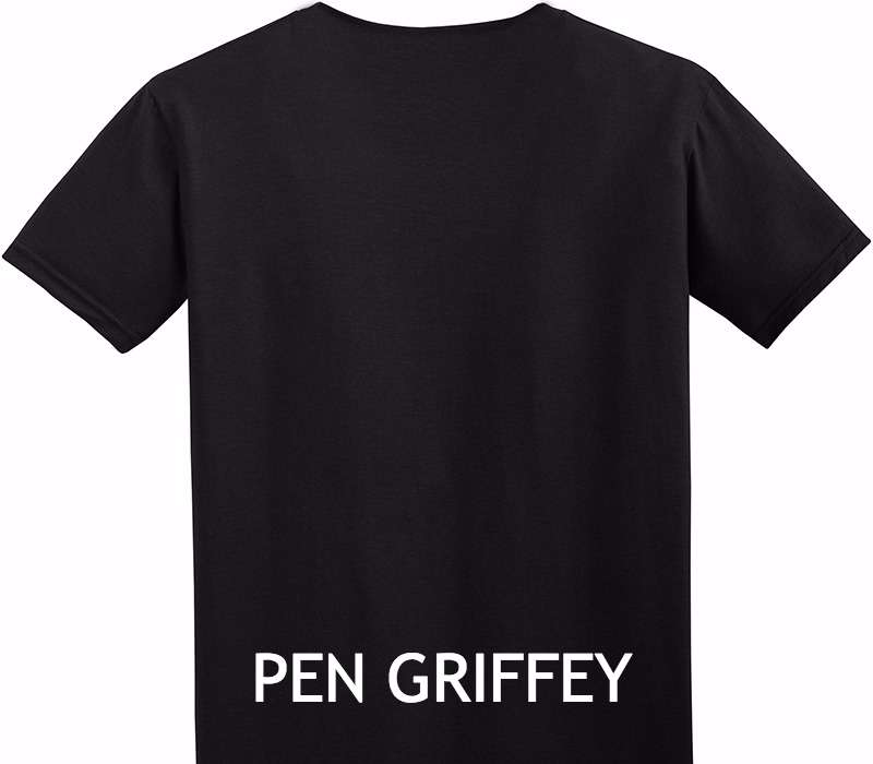 Custom Adult Soft Style 100% Cotton Black T-Shirt