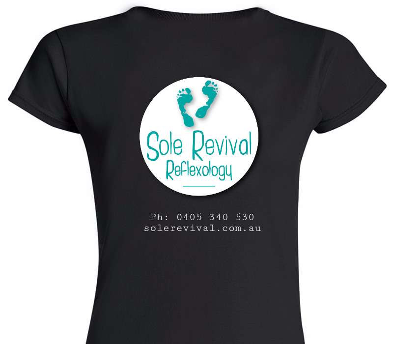 Custom Womens Soft Style 100% Cotton Black T-Shirt