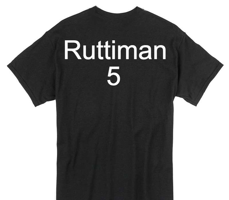 Custom Gildan 100% Cotton Black T-Shirt