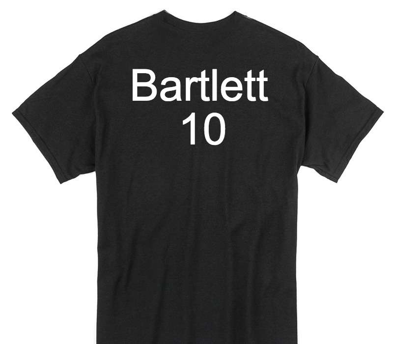 Custom Gildan 100% Cotton Black T-Shirt