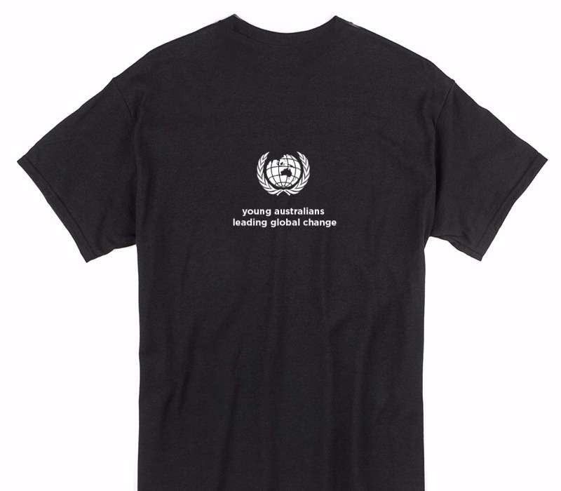 Custom Gildan 100% Cotton Black T-Shirt