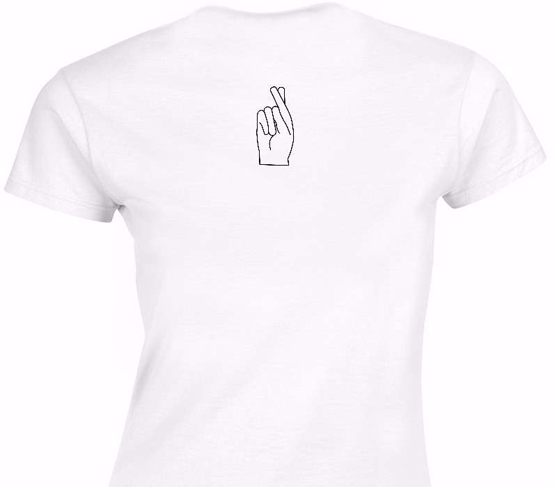 Custom Womens Soft Style 100% Cotton White T-Shirt
