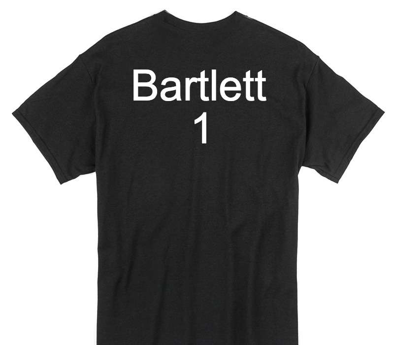 Custom Gildan 100% Cotton Black T-Shirt