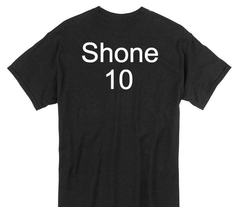 Custom Gildan 100% Cotton Black T-Shirt