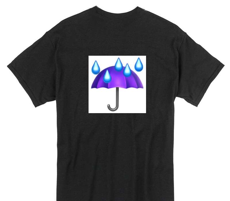Custom Gildan 100% Cotton Black T-Shirt