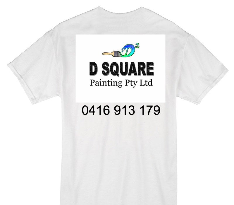 Custom Gildan 100% Cotton White T-Shirt