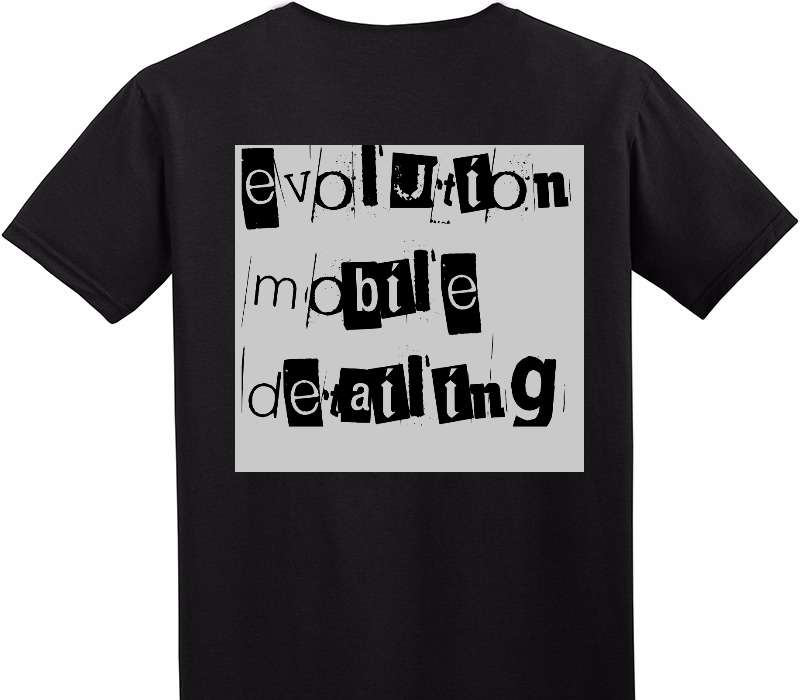Custom Adult Soft Style 100% Cotton Black T-Shirt