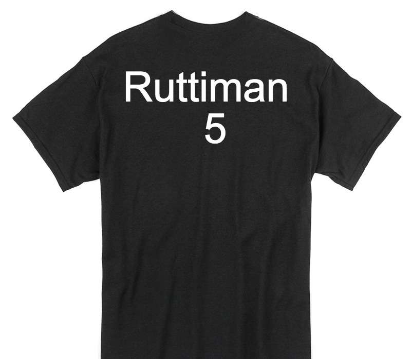 Custom Gildan 100% Cotton Black T-Shirt