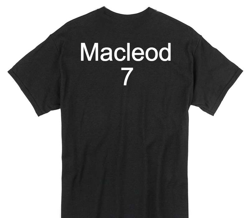 Custom Gildan 100% Cotton Black T-Shirt