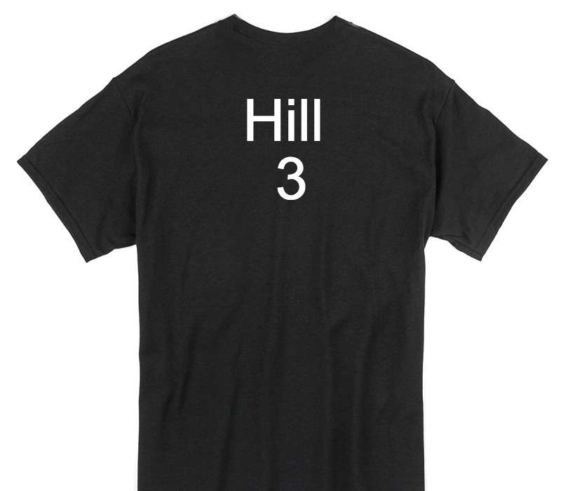 Custom Gildan 100% Cotton Black T-Shirt