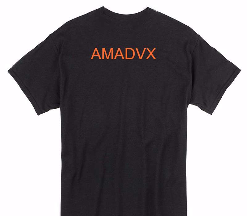 Custom Gildan 100% Cotton Black T-Shirt