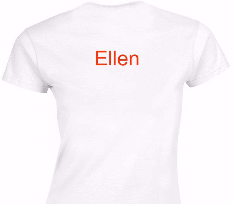 Custom Womens Soft Style 100% Cotton White T-Shirt