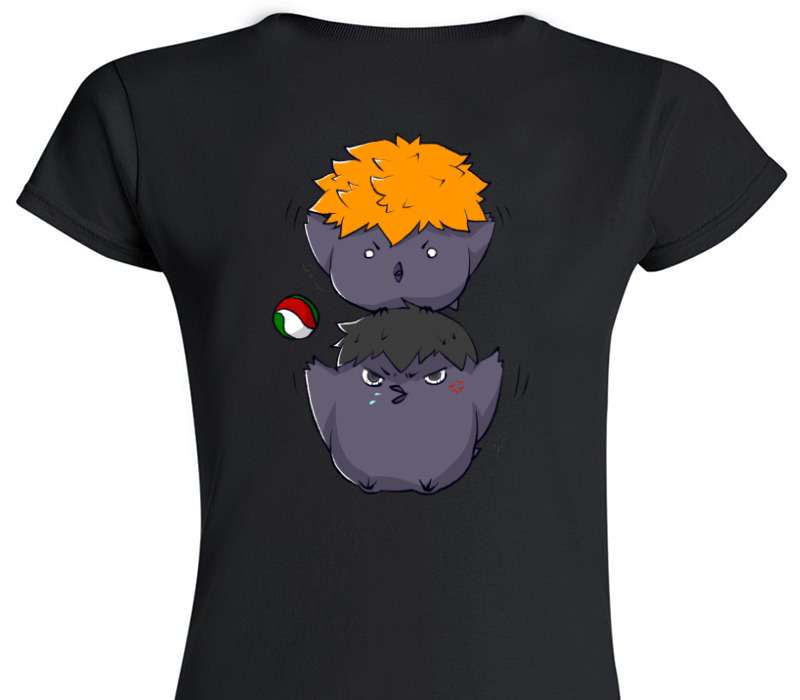 Custom Womens Soft Style 100% Cotton Black T-Shirt