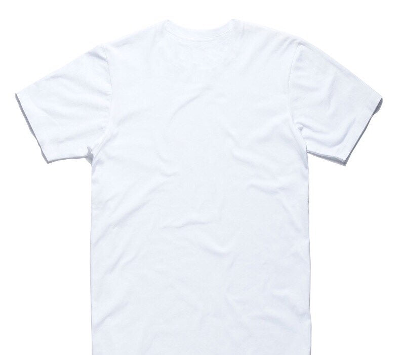 Custom AS Colour 100% Cotton White T-Shirt