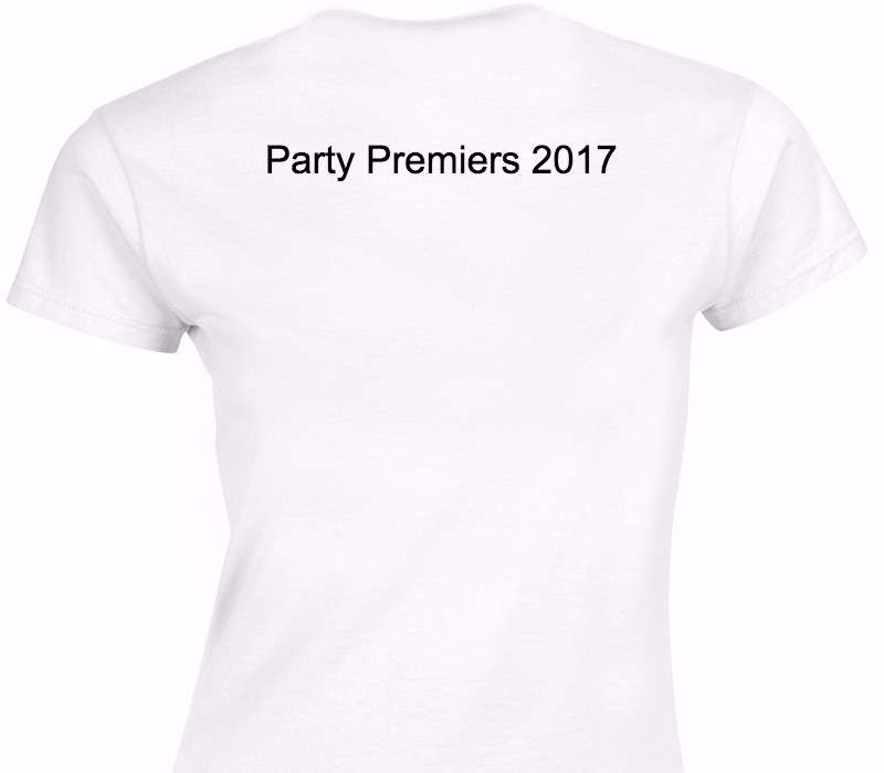 Custom Womens Soft Style 100% Cotton White T-Shirt