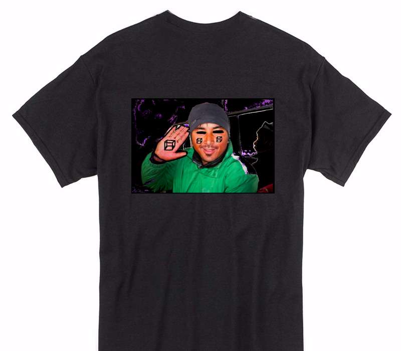 Custom Gildan 100% Cotton Black T-Shirt