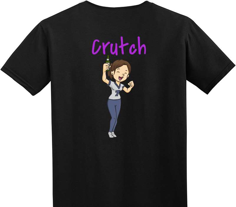 Custom Adult Soft Style 100% Cotton Black T-Shirt