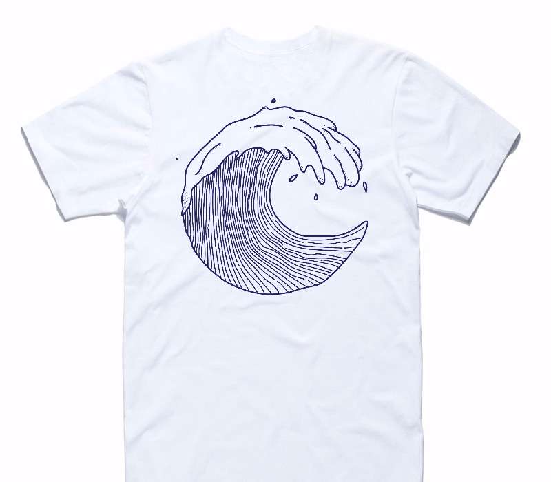 Custom AS Colour 100% Cotton White T-Shirt