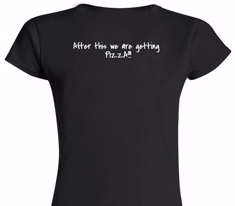Custom Womens Soft Style 100% Cotton Black T-Shirt