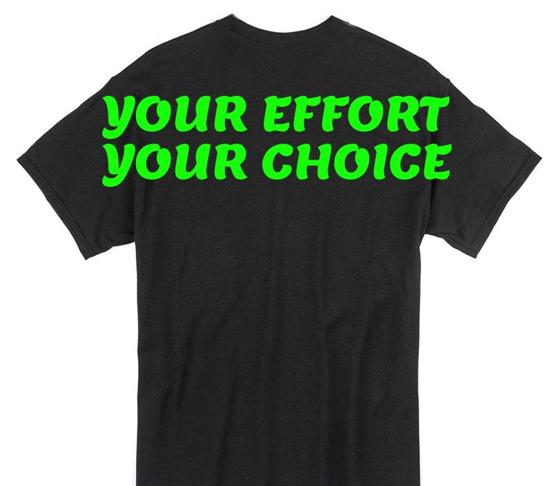Custom Gildan 100% Cotton Black T-Shirt
