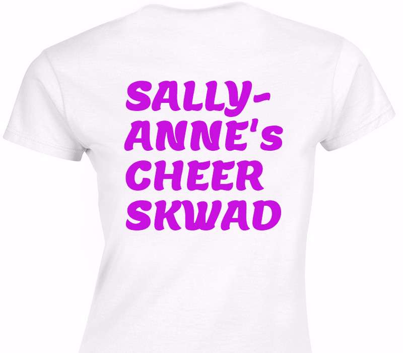 Custom Womens Soft Style 100% Cotton White T-Shirt