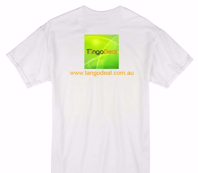 Custom Gildan 100% Cotton White T-Shirt