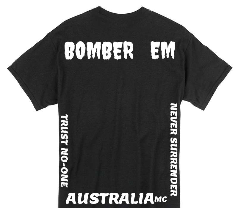 Custom Gildan 100% Cotton Black T-Shirt