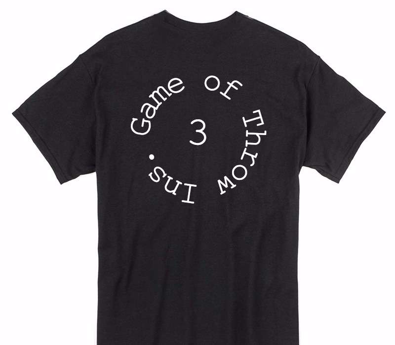 Custom Gildan 100% Cotton Black T-Shirt