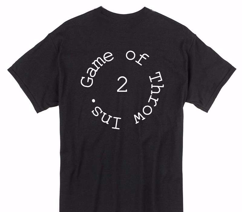 Custom Gildan 100% Cotton Black T-Shirt