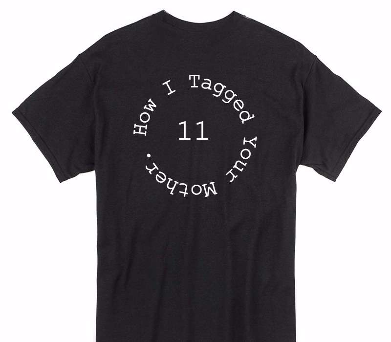 Custom Gildan 100% Cotton Black T-Shirt