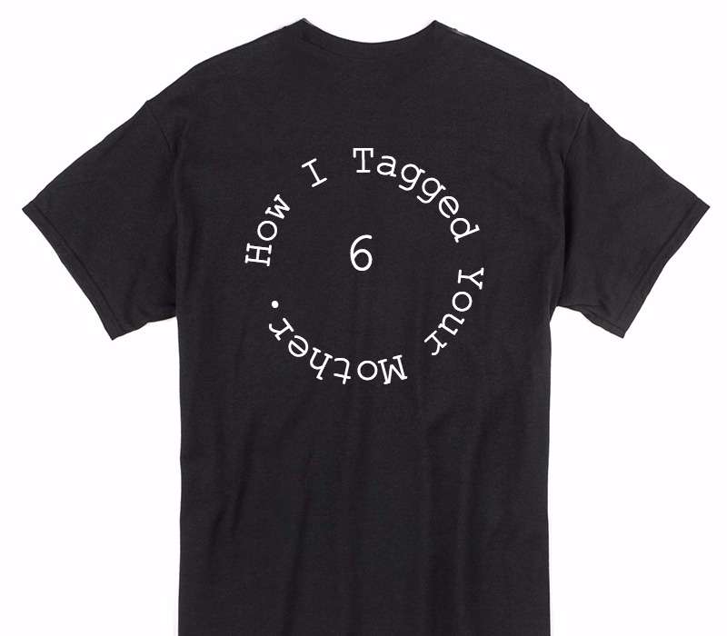 Custom Gildan 100% Cotton Black T-Shirt