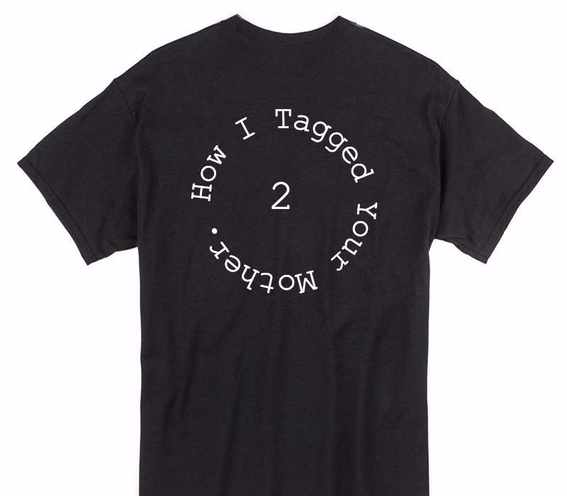 Custom Gildan 100% Cotton Black T-Shirt