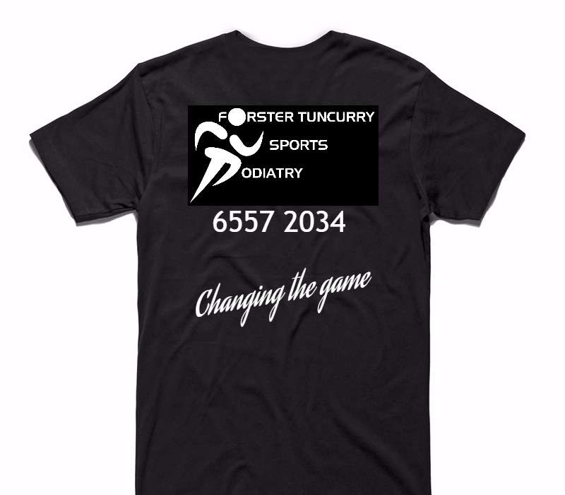 Custom AS Colour 100% Cotton Black T-Shirt