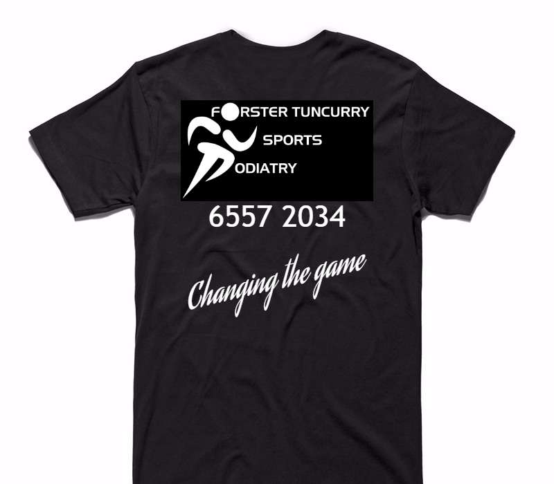 Custom AS Colour 100% Cotton Black T-Shirt